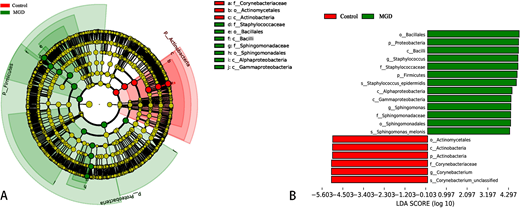 Composition and Diversity of Bacterial Community on the Ocular Surface of Patients With Meibomian Gland Dysfunction